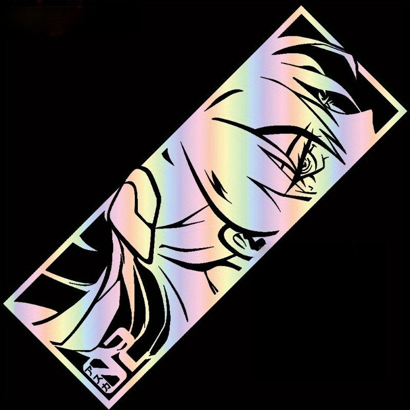 Laptop Accessories Girls - Anime Girl Vinyl Car Sticker PVC