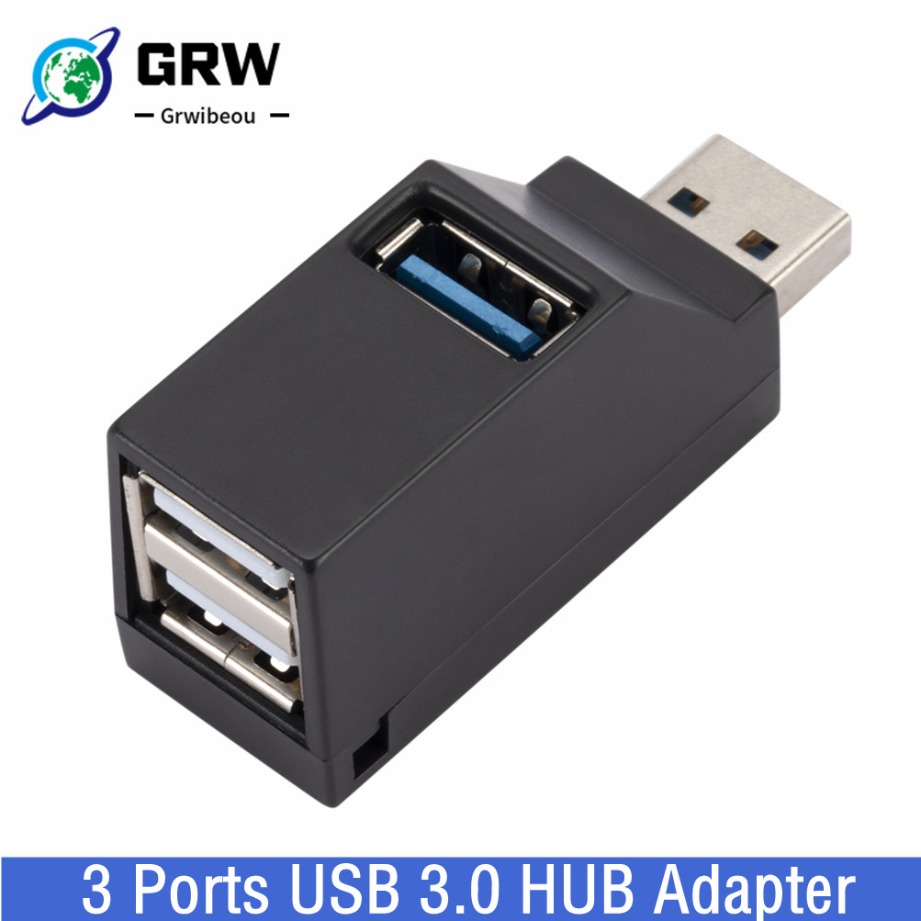 Laptop Accessories For Programmers - Grwibeou Mini 3 Ports USB 3.0