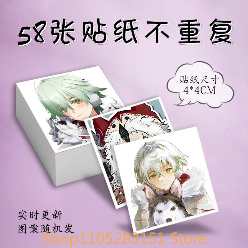 Laptop Accessories Stickers - Genshin Impact Alyosha Cosplay Anime Stickers