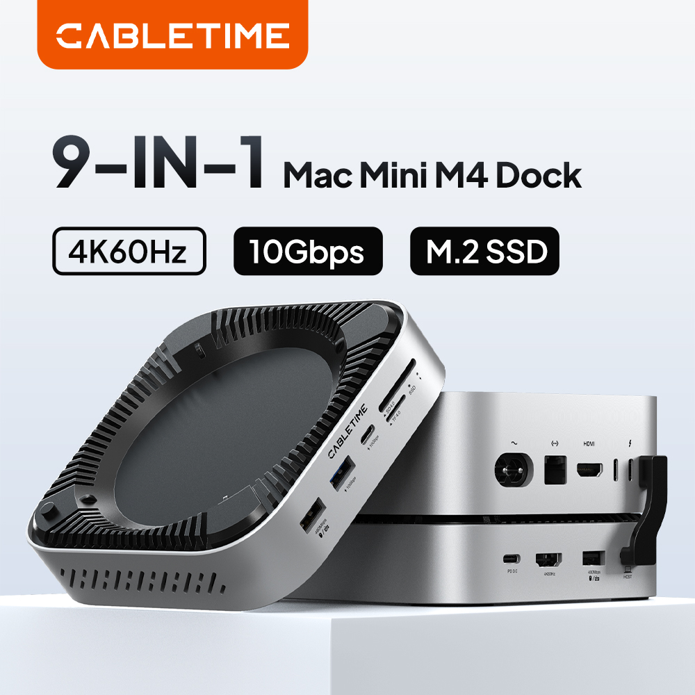CABLETIME 9 IN 1 Mac Mini M4 D - Mac Laptop Accessories recension och pris