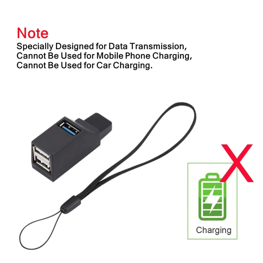Grwibeou Mini 3 Ports USB 3.0  - Laptop Accessories For Programmers recension och pris