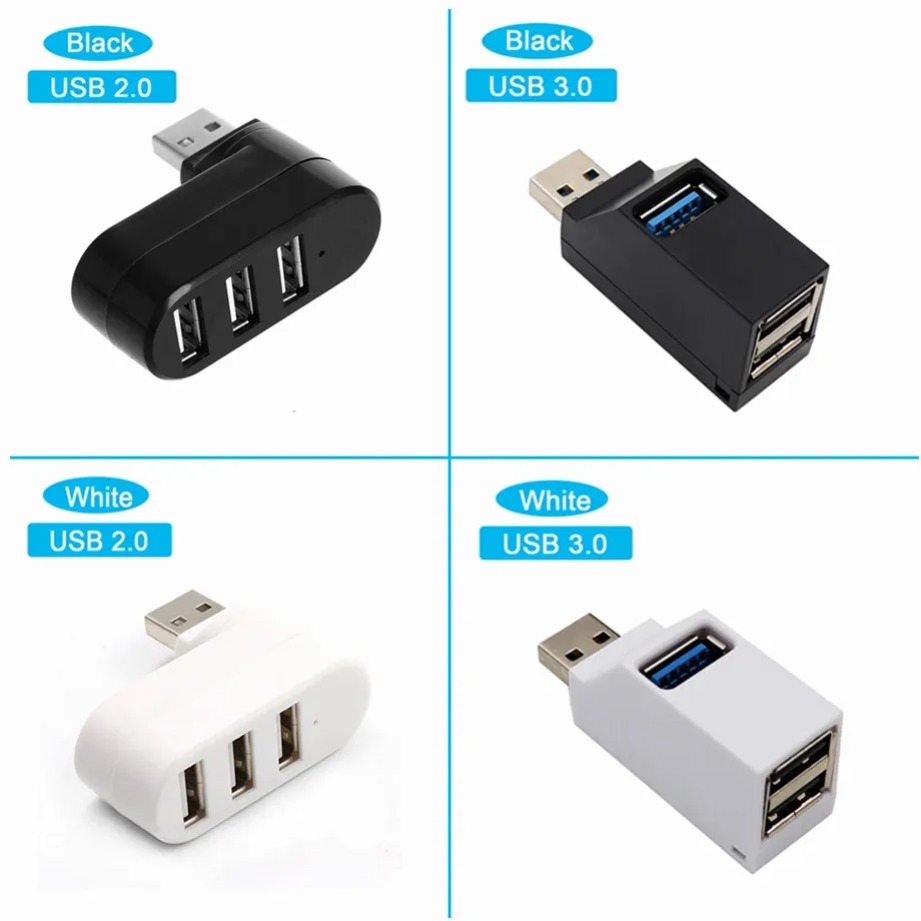 Grwibeou Mini 3 Ports USB 3.0  - Laptop Accessories For Programmers recension och pris