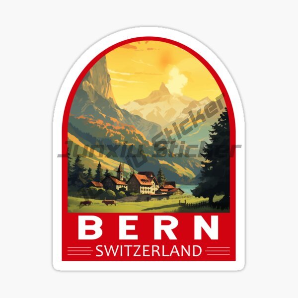 BERN SWITZERLAND Flag Car Stic - Laptop Accessories Wholesale recension och pris