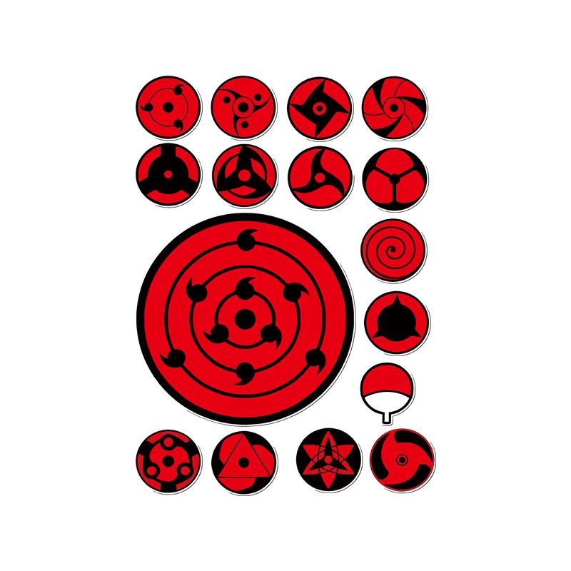 Sharingan Eye Die-cut Sticker  - Laptop Accessories Wholesale recension och pris
