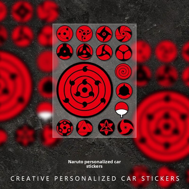 Sharingan Eye Die-cut Sticker  - Laptop Accessories Wholesale recension och pris