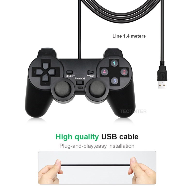 Wired USB PC Gaming Joystick G - Laptop Accessories For Programmers recension och pris