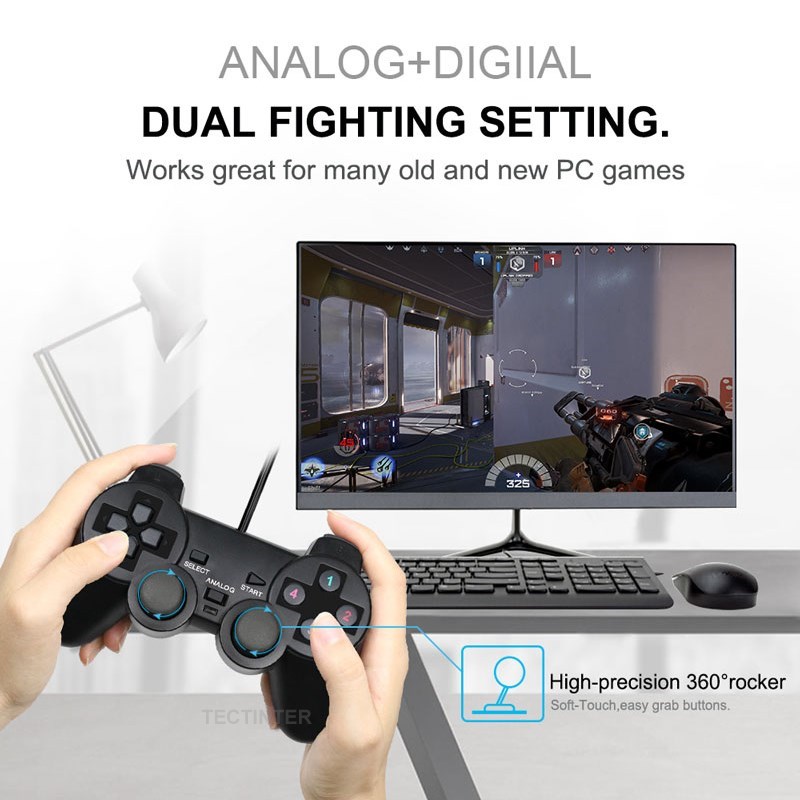 Wired USB PC Gaming Joystick G - Laptop Accessories For Programmers recension och pris