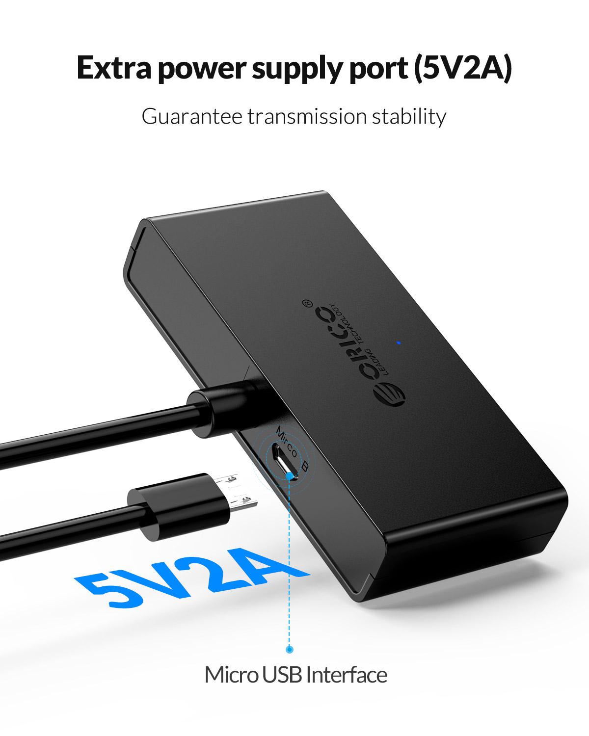ORICO Hub USB 4 Ports Multi US - Laptop Accessories For Programmers recension och pris