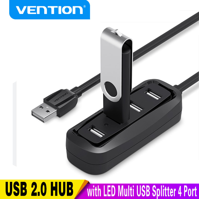 Vention USB 2.0 HUB 4 Port wit - Mac Laptop Accessories recension och pris