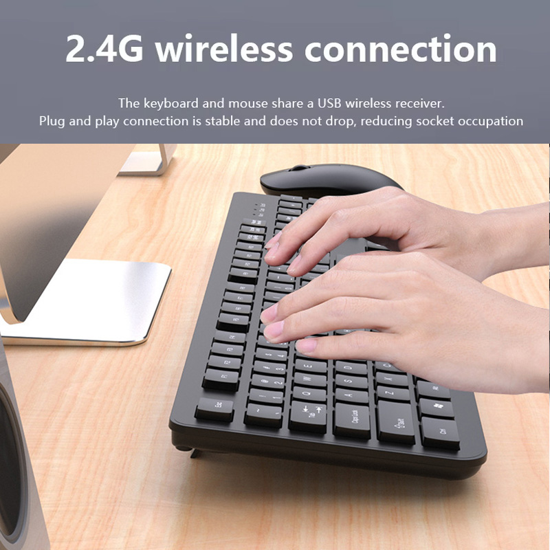 2.4G Wireless Keyboard Mouse S - Laptop Accessories For Programmers recension och pris