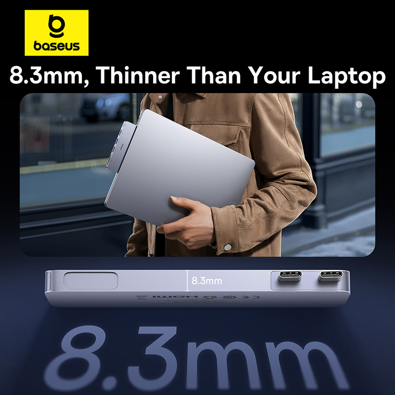Baseus Dual USB-C Hub to HDMI- - Mac Laptop Accessories recension och pris
