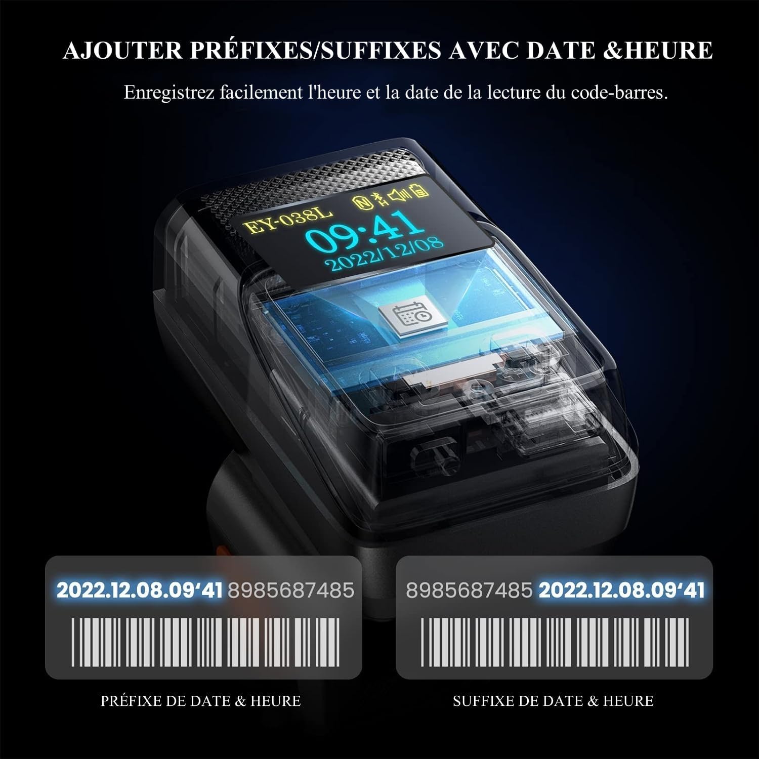 Eyoyo Wearable 1D Barcode Scan - Fingerprint Reader Usb recension och pris