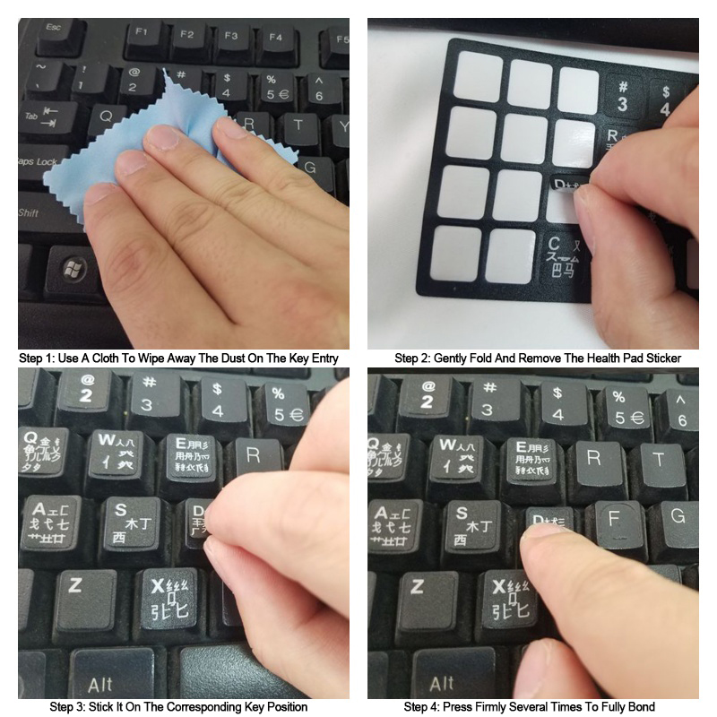 1/2/10 Pcs Ukrainian Keyboard  - Laptop Accessories For Programmers recension och pris