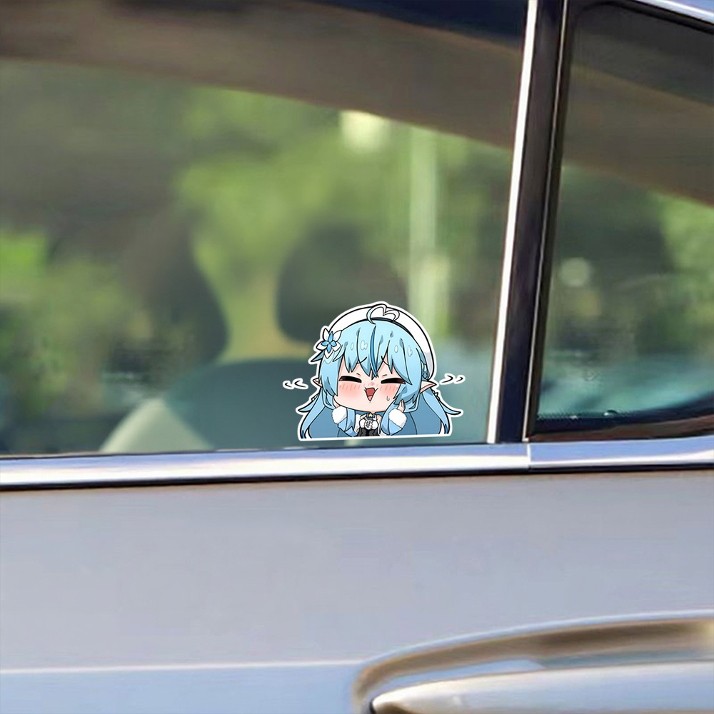 Cute Anime Girl Car Sticker Ho - Laptop Accessories Girls recension och pris