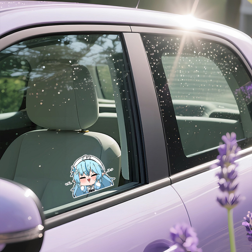 Cute Anime Girl Car Sticker Ho - Laptop Accessories Girls recension och pris