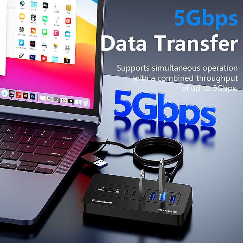 Blueendless Multi-Port USB-C H - Mac Laptop Accessories recension och pris