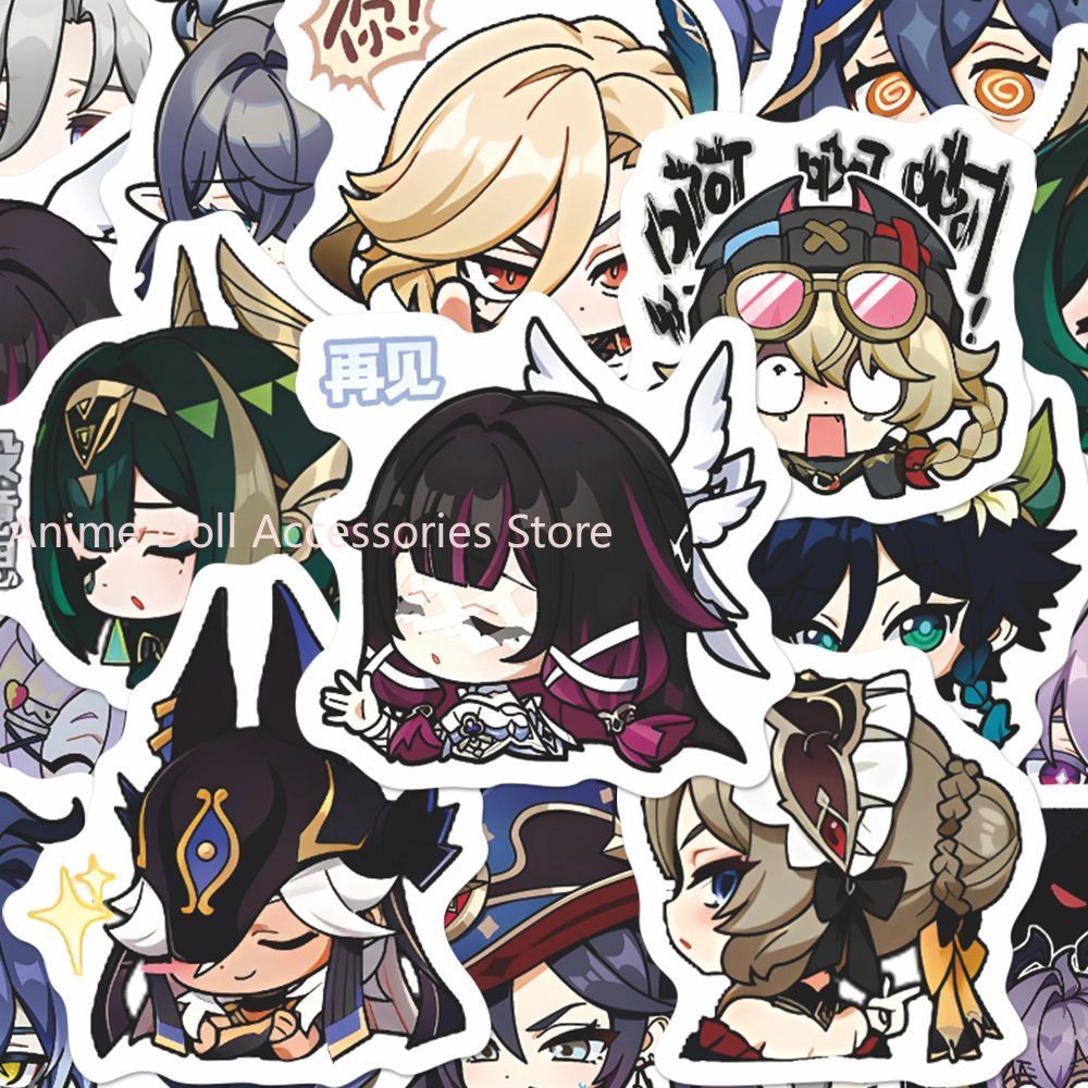 64PCS Genshin Impact Moon Maid - Laptop Accessories Wholesale recension och pris